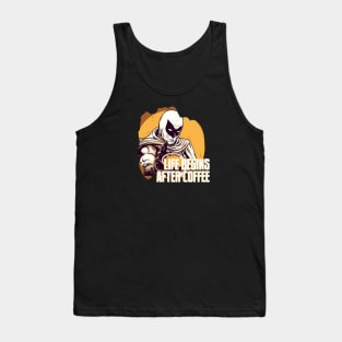 Life Begins After Coffee Tank Top